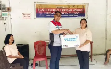 Pertamina Perkuat Kebersamaan Lewat Santunan Anak Yatim di Bitung Pertamina Perkuat Kebersamaan Lewat Santunan Anak Yatim di Bitung