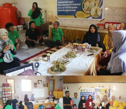 Tim PKM UMW Kendari Gelar Pendampingan CPOTB untuk UMKM Indoherbal di Konawe Tim PKM UMW Kendari Gelar Pendampingan CPOTB untuk UMKM Indoherbal di Konawe