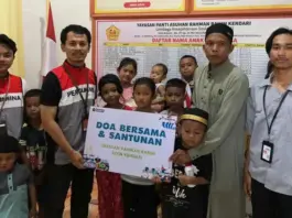 Bangun Kepedulian Sosial, Pertamina Berikan Santunan Anak Panti di Kendari Bangun Kepedulian Sosial, Pertamina Berikan Santunan Anak Panti di Kendari