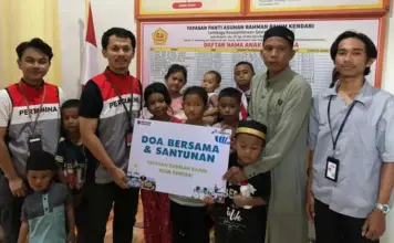 Bangun Kepedulian Sosial, Pertamina Berikan Santunan Anak Panti di Kendari Bangun Kepedulian Sosial, Pertamina Berikan Santunan Anak Panti di Kendari