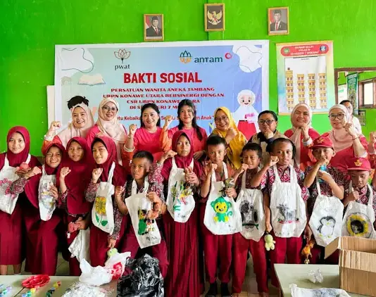 PWAT dan CSR ANTAM Konawe Utara Tebar Manfaat di Molawe, Siswa SDN 7 Terima Bantuan Pendidikan PWAT dan CSR ANTAM Konawe Utara Tebar Manfaat di Molawe, Siswa SDN 7 Terima Bantuan Pendidikan