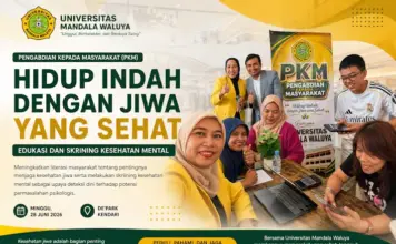 UMW Kendari Edukasi dan Skrining Kesehatan Mental, Dorong Masyarakat Peduli Kesehatan Jiwa UMW Kendari Edukasi dan Skrining Kesehatan Mental, Dorong Masyarakat Peduli Kesehatan Jiwa
