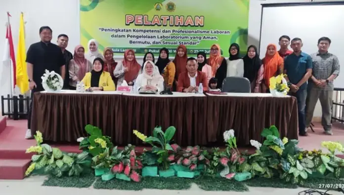 Tingkatkan Kompetensi dan Profesionalisme, UMW Kendari Gelar Pelatihan Laboran