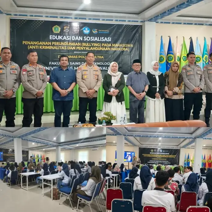 ‎Fakultas Sains dan Teknologi UMW Kendari Gandeng Polda Sultra Cegah Bullying dan Narkoba