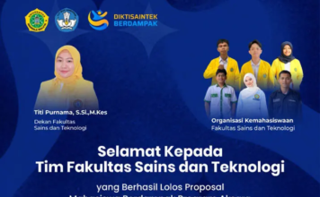 Fakultas Sains dan Teknologi UMW Kendari Loloskan Satu Tim dalam Program Mahasiswa Berdampak 2026 Fakultas Sains dan Teknologi UMW Kendari Loloskan Satu Tim dalam Program Mahasiswa Berdampak 2026